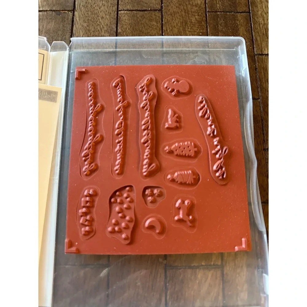 Stampin Up Jingle All the Way Christmas Rubber Stamp Set 139907 Retired 13pc EUC